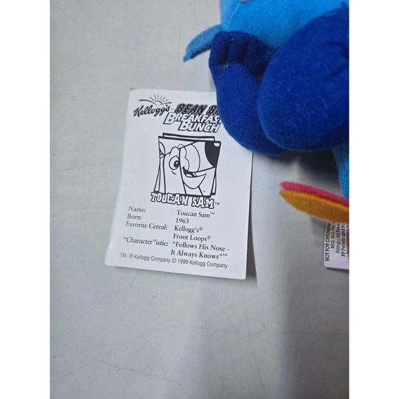 Kelloggs Breakfast Bunch Toucan Sam Tony the Tiger Dig Em Frogs Plush Toys - Picture 3 of 8